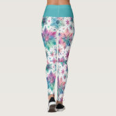 Spirated Snowflakes Leggings (Achterkant)
