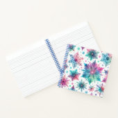 Spirated Snowflakes Notitieboek (Binnen)