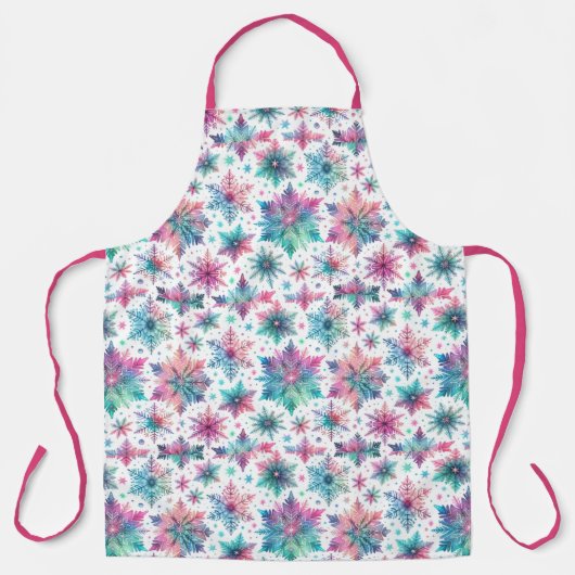 Spirated Snowflakes Schort (Voorkant)