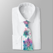 Spirated Snowflakes Stropdas (Gebonden)