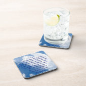 spirationele Scriptengel in wolken, Romeinen Bier Onderzetter (Rechterzijde)