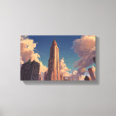 Spire of the Republic Canvas Afdruk (Voorkant)