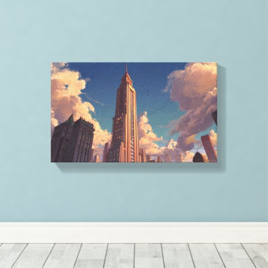 Spire of the Republic Canvas Afdruk (Insitu (Houten vloer))