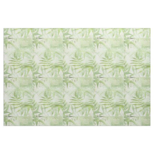 Spirea Bladeren Digitale Kunst Stof (Fat Quarter)