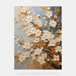 Spirea - Impasto Floral Acryl Bord