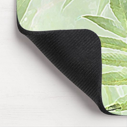 Spirea Leaves - Digitale Kunst Muismat (Hoek)