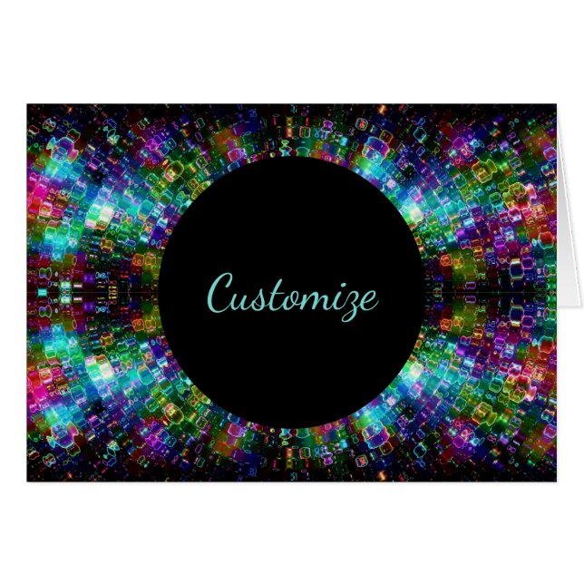 Spirenkaart van glas (Voorkant Horizontaal)