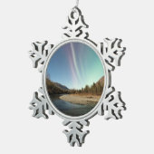 Spires Aurora Tin Sneeuwvlok Ornament (Rechts)