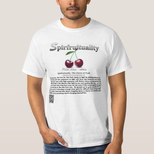 Spirfruitualiteit : De Kers van Waarheid T-Shirt (Voorkant)