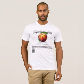 Spirfruitualiteit : De Perzik van Vrede F&B T-Shir T-shirt (Voorkant volledig)