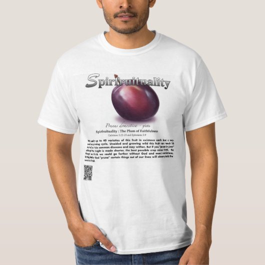 Spirfruitualiteit : De Pruim van Trouw T-Shirt (Voorkant)