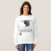 Spirfruituality : De Temperate Druiven T-Shirt (Voorkant volledig)