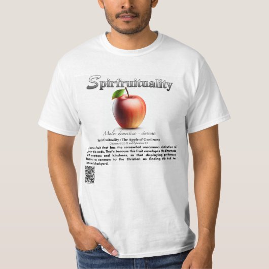 Spirfruituality : The Apple of Gentleness T-Shirt (Voorkant)
