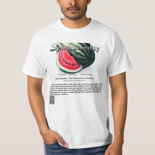 Spirfruituality : The Watermellon of Patience T-shirt (Voorkant)