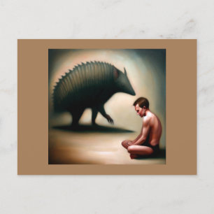 Spirit Animal Armadillo 1 Briefkaart