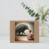 Spirit Animal Armadillo 1 Briefkaart (Staand voorkant)