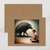 Spirit Animal Armadillo 1 Briefkaart (Voorkant / Achterkant)