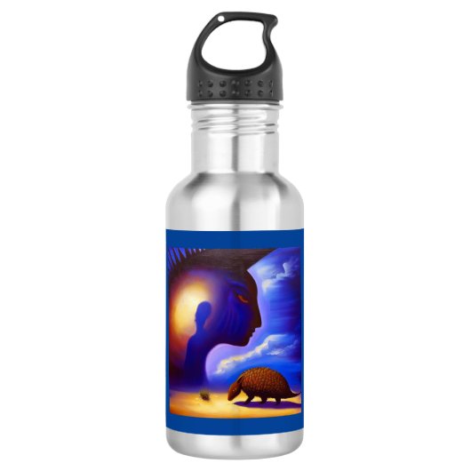 Spirit Animal Armadillo 3 Waterfles (Voorkant)