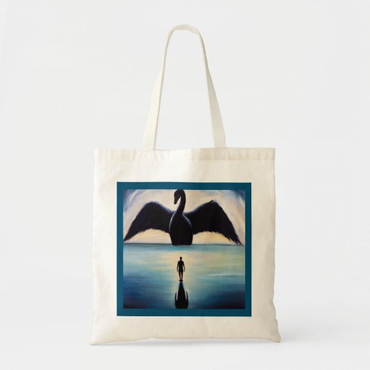 Spirit Animal Black Swan 1 Tote Bag (Voorkant)