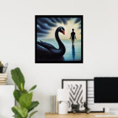 Spirit Animal Black Swan 2 Poster (Thuiskantoor)