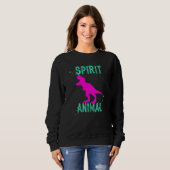 Spirit Animal Dinosaur Lover Animals Comfort Cute  Trui (Voorkant volledig)