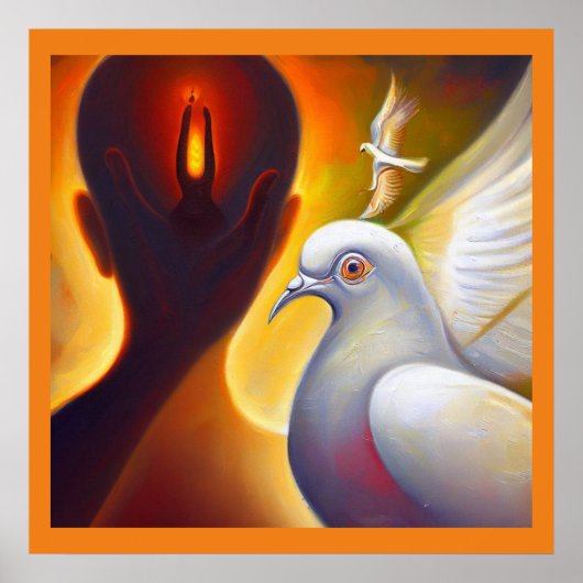 Spirit Animal Dove 4 Poster (Voorkant)