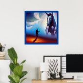 Spirit Animal Eenhoorn 2 Poster (Thuiskantoor)