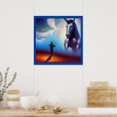 Spirit Animal Eenhoorn 2 Poster (Keuken)