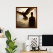 Spirit Animal Falcon 1 Poster (Thuiskantoor)