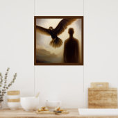Spirit Animal Falcon 1 Poster (Keuken)