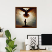 Spirit Animal Falcon 2 Poster (Thuiskantoor)