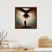 Spirit Animal Falcon 2 Poster (Keuken)
