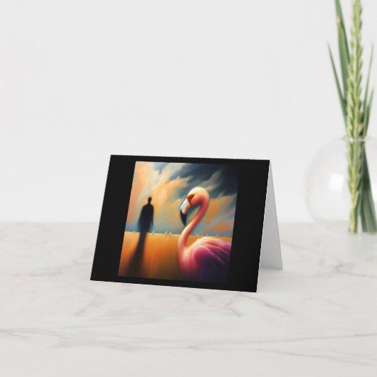 Spirit Animal Flamingo 1 Kaart (Voorkant)