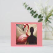 Spirit Animal Flamingo 2 Briefkaart (Staand voorkant)