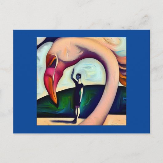 Spirit Animal Flamingo 3 Briefkaart (Voorkant)