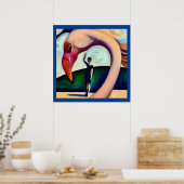 Spirit Animal Flamingo 3 Poster (Keuken)
