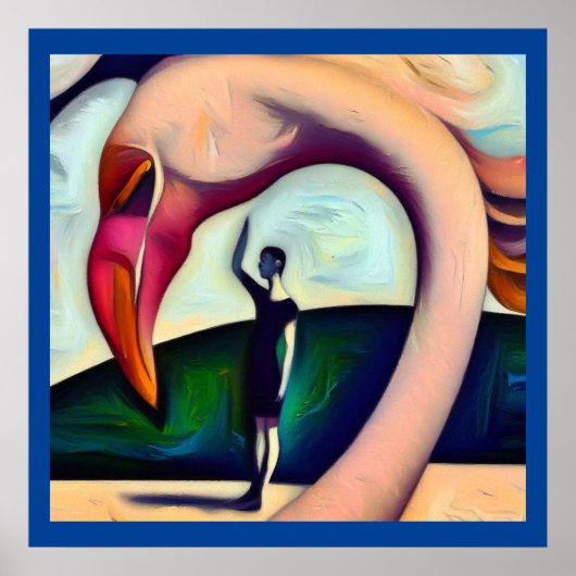 Spirit Animal Flamingo 3 Poster (Voorkant)