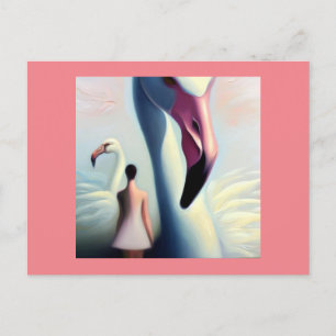 Spirit Animal Flamingo 4 Briefkaart
