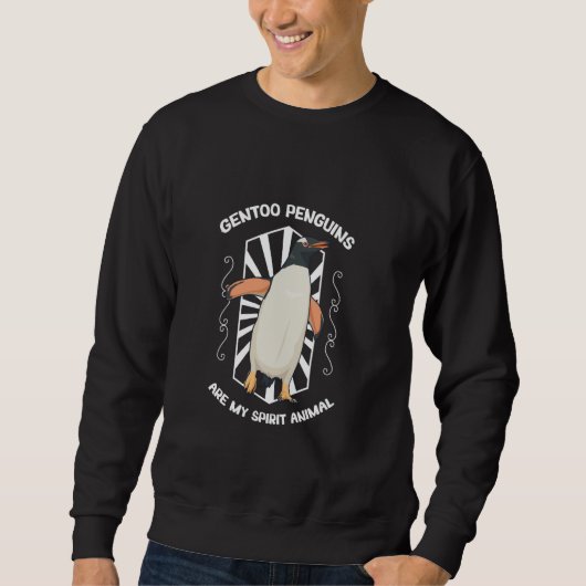 Spirit Animal Gentoo Penguin Trui (Voorkant)