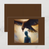 Spirit Animal Hawk 2 Briefkaart (Voorkant / Achterkant)