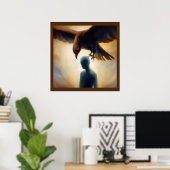 Spirit Animal Hawk 2 Poster (Thuiskantoor)