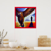 Spirit Animal Hawk 3 Poster (Keuken)