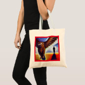 Spirit Animal Hawk 3 Tote Bag (Voorkant (product))