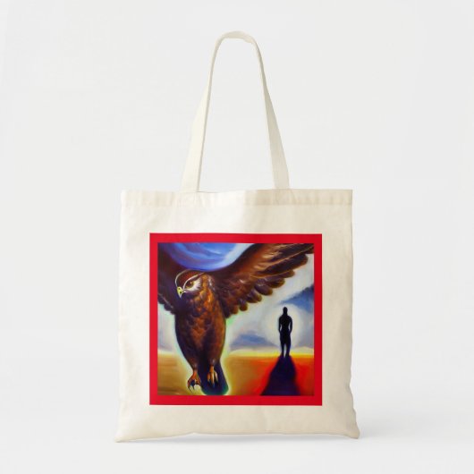 Spirit Animal Hawk 3 Tote Bag (Voorkant)