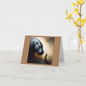 Spirit Animal Hippopotamus 2 Kaart (Gele Bloem)