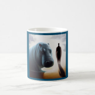 Spirit Animal Hippopotamus 3 Koffiemok