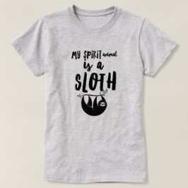 Spirit Animal is een Sloth T-Shirt