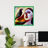 Spirit Animal Mockingbird 3 Poster (Thuiskantoor)