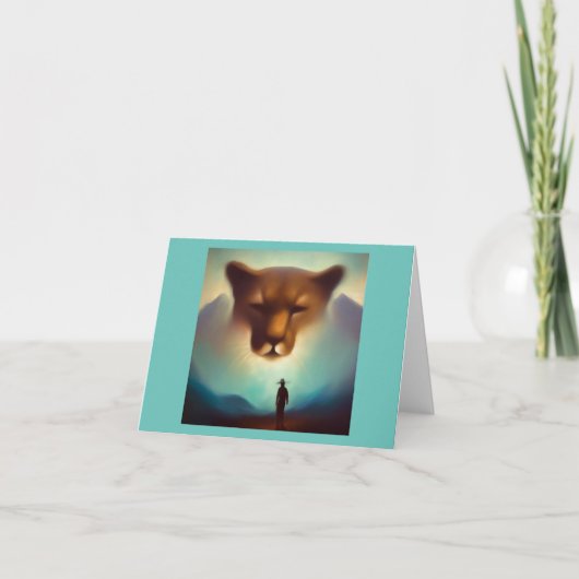 Spirit Animal Mountain Lion 3 Kaart (Voorkant)