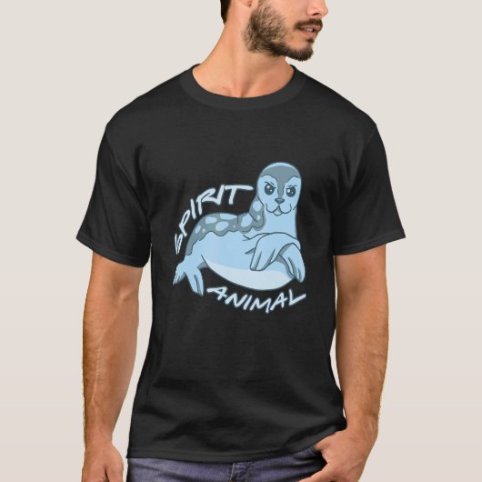 Spirit Animal Ocean Zee Lion T-shirt (Voorkant)
